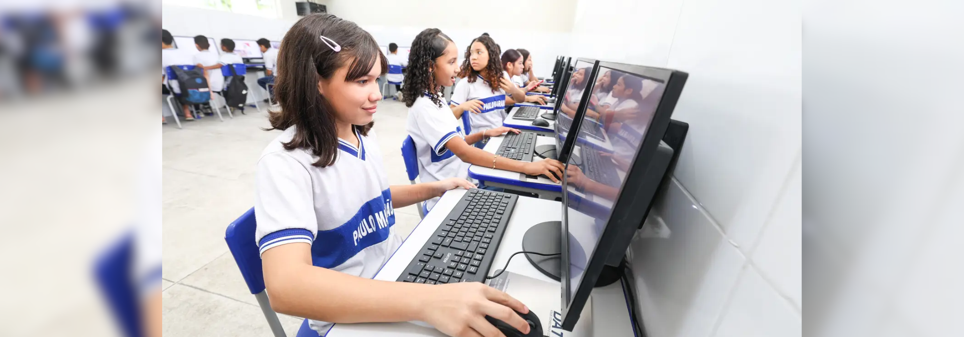 notícia: Com 100% das escolas conectadas, Pará moderniza aulas da rede pública com tecnologia para estudantes e professores 